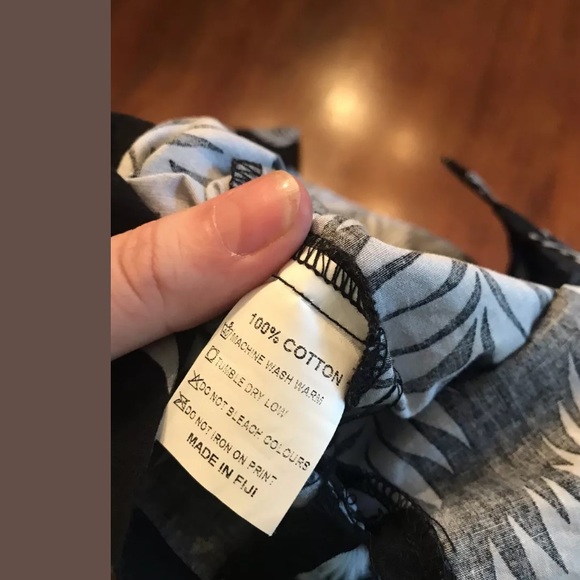 AISOKULA Fiji Hawaiian Print Shirt Button Down - Picture 4 of 6